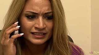 gangsta ladies turn up heat on innocent latina debtor with steamy lesbian payback