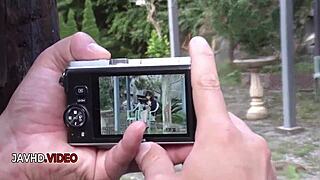 wild maria sasaki's amateur jav blowjob swallows old cock deep!