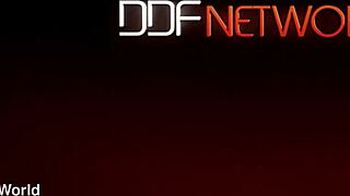 Brunette Hungarian in lingerie heels spreads narrow ass in bedroom