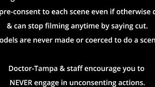 Jasmine Roses' Thighs Jiggle Before Cum Blast in BDSM Nurse Play