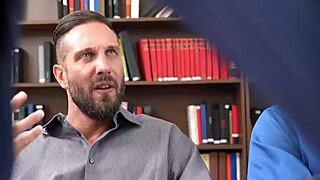 Ana Foxxx Seals Deal with Quinton James Blowjob