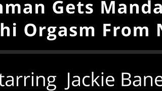 Freshman Nurse Forces Hitachi Orgasm on Jackie Banes!