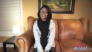 i'm that nerdy brunette sylvia suckin this big dick then ridin it hard