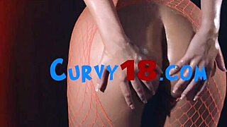 Curvy Oiled Teen Slut Begs for Rough Cum in Huge Ass
