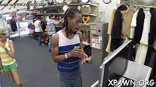 Adorable amateur couple's sloppy ball licking leads to hardcore pussy suck