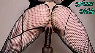 imagine spanking that pawg's big ass in fishnets then riding her dildo