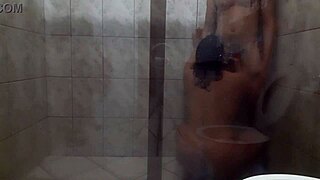 big couple bangs in bathroom with huge ass cock and pussy action part 1
