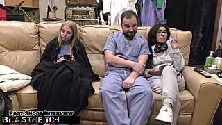 Jasmine Roses' Thighs Jiggle Before Cum Blast in BDSM Nurse Play