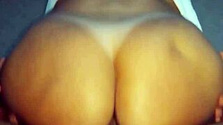 mum rides with juicy ass bouncing wildly at hotel