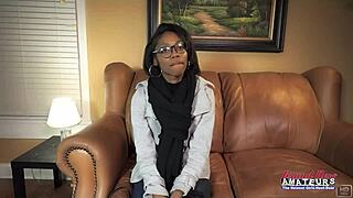 i'm that nerdy brunette sylvia suckin this big dick then ridin it hard
