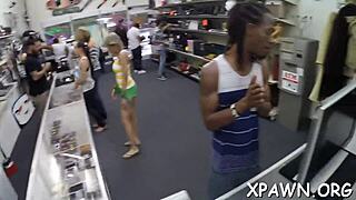 Adorable amateur couple's sloppy ball licking leads to hardcore pussy suck