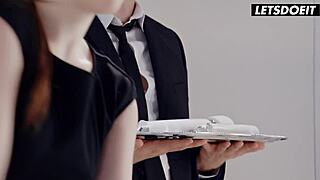 Lesbian Stepsisters Seduce Stepbro into Threesome Fuck!