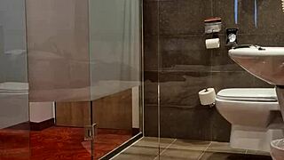 budapest shower tease with hung amateur star part 1