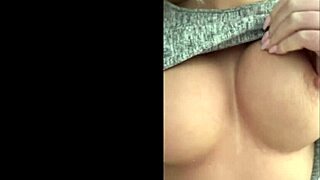 college girl with massive tits teases in homemade pov striptease