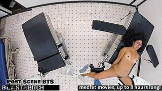 Jasmine Roses' Thighs Jiggle Before Cum Blast in BDSM Nurse Play