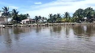 watch my hubby cuckolded as bbc studs creampie my fat pussy on boat!