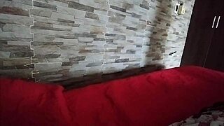 18yo stepsis trades clothes for a creampie in her ass