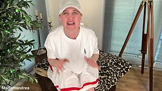 Hot BBW Housewife in Crazy Lingerie Fists Her Huge Pussy Lips Outdoor POV!