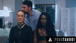 siri dahl and ana foxxx submit obediently to controlling husband