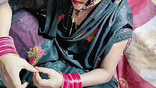 Village bride's first homemade doggy with friend at country ranch