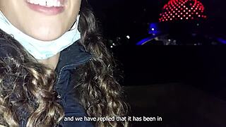 follo esta tetona latina en público 😍 enorme verga en el planetario 🇦🇷