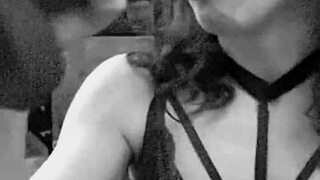 damn this latina goes sloppy on huge bbc dildo deepthroat suck fest 💦🍆🔥