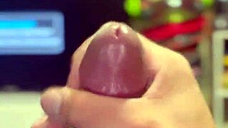 Edging My throbbing Fat Cock Till Explosive Cumshot Everywhere!