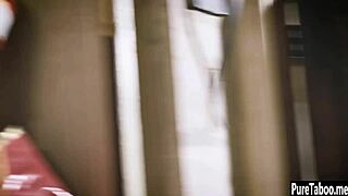 Naughty Teen Sucks Monster Cock in Rough Hardcore Pounding