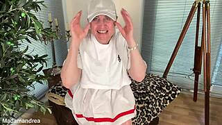 Hot BBW Housewife in Crazy Lingerie Fists Her Huge Pussy Lips Outdoor POV!