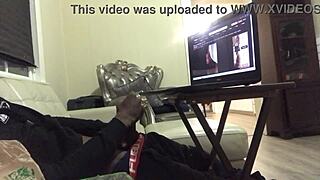 muslim bbw smoker kneels for deepthroat cock worship