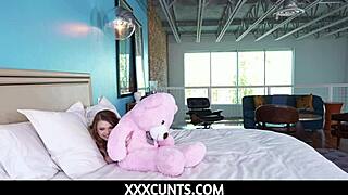 Petite teen Mazy Myers hides her sexy body in intense hide and seek fuck