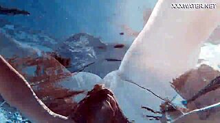 i can't resist watching lana's skinny hungarian body swim so hot