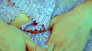 gorgeous 18yo asian anal babe in baby doll shaves tight pink pussy for homemade orgasm 😍