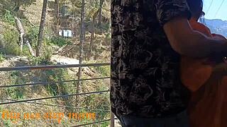 A beautiful indian wife rides her horny husband cowgirl in romantic homemade sex