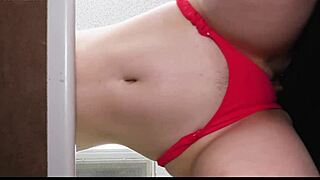 shoplifter corra cox bends for guard's big cock punishment in garage after catch