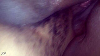 ebony teen fucks horny black daddy monster cock in tight pussy