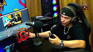 Ruan Gets Bruna Lambertini Naked on Lap for Dirty Talk Casting Kiss in Sheer Red