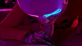 Halloween Trick Turns into Naughty Blonde Blowjob