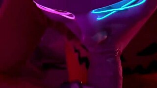 Halloween Trick Turns into Naughty Blonde Blowjob