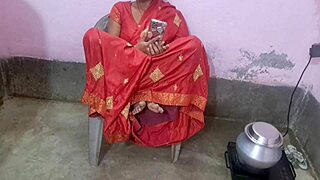 Our indian anniversary night overflows with tender husband-wife passion and joyful connection