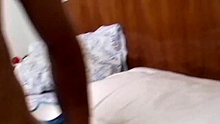 Girlfriend and I sneak foreplay fun in my friend's bedroom closet