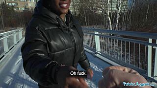 josy black's big beautiful black ass bounces wildly riding huge fat dick outdoors 😍🍑