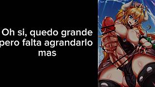 Bowsette's Teasing joi Instructions in Spanish