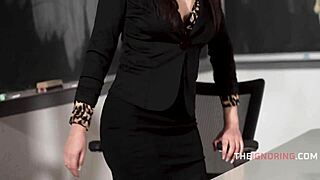 italian milf teacher seduces with freeuse classroom facial