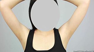 japanese armpit fetish close-up worship