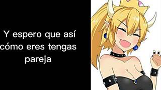 Bowsette's Teasing joi Instructions in Spanish