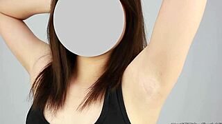 japanese armpit fetish close-up worship