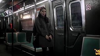 that cute stranger's lips wrapped around me tight on the train