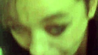 she gags deep on my cock spitting sloppy like real pornstar slut