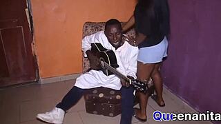 guitar guy rocks my world with mad outdoor bbc pounding! 🎸🍆💦